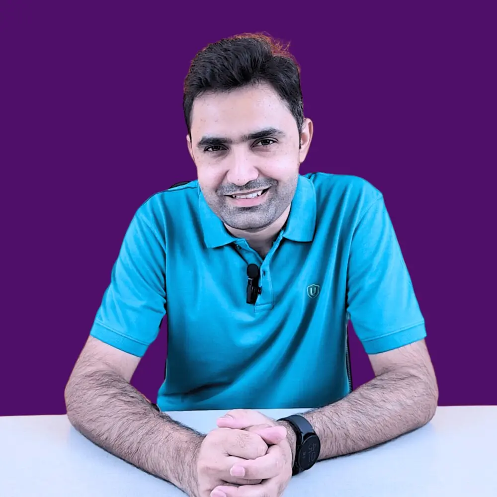 Ramiz, the creator behind Tech With RR, presenting a product on camera.